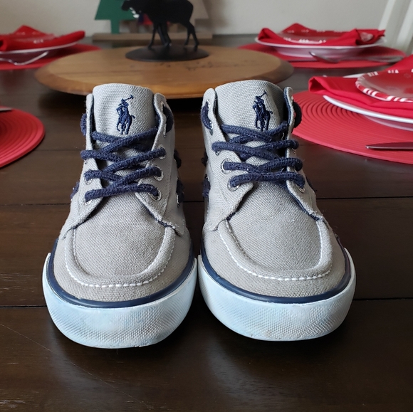 Polo Ralph Lauren Other - Polo Ralph Lauren Canvas Boot Sneakers